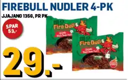 Price Lagerbutikk Firebull nudler 4-pk tilbud