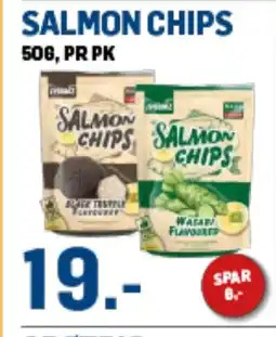 Price Lagerbutikk Salmon chips tilbud