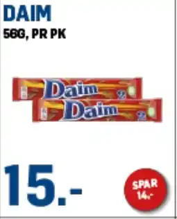 Price Lagerbutikk Daim tilbud