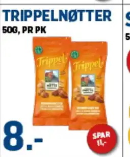 Price Lagerbutikk Trippelnøtter snickers tilbud