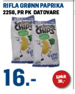 Price Lagerbutikk Rifla grønn paprika tilbud