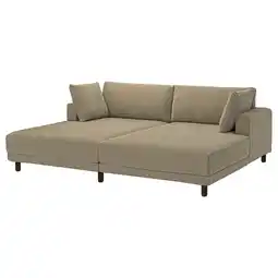 IKEA UppÅkra 3-seters modulsofa, med sjeselonger/johanneshov brunbeige tilbud