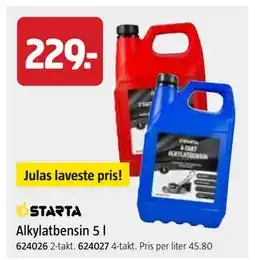 Jula Alkylatbensin 5 l tilbud