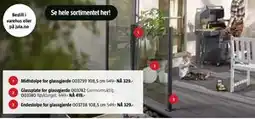 Jula Endestolpe for glassgjerde tilbud