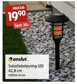Jula Solcellebelysning LED 42,8 cm, Medlemspris tilbud