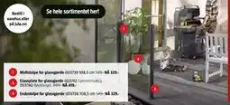 Jula Midtstolpe for glassgjerde tilbud