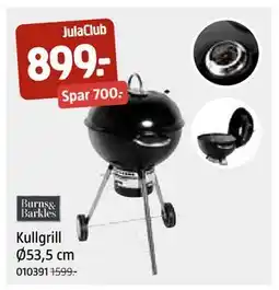 Jula Kullgrill Ø53,5 cm, Medlemspris tilbud