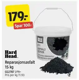 Jula Reparasjonsasfalt 15 kg tilbud