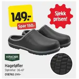 Jula Hagetøfler tilbud