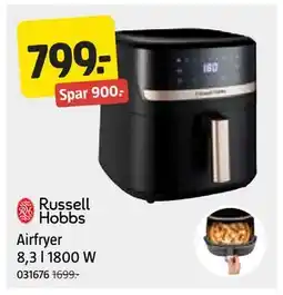 Jula Airfryer 8,3 l 1800 W tilbud