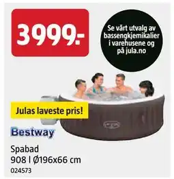 Jula Spabad 908 l Ø196x66 cm tilbud