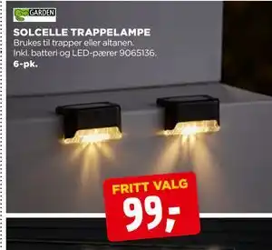 jem & fix SOLCELLE TRAPPELAMPE tilbud