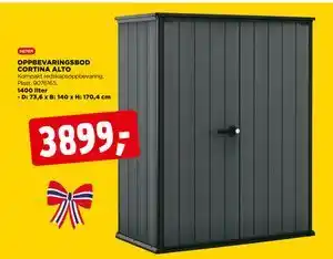 jem & fix OPPBEVARINGSBOD CORTINA ALTO tilbud