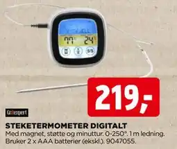 jem & fix STEKETERMOMETER DIGITALT tilbud