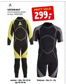 jem & fix VÅTDRAKT tilbud