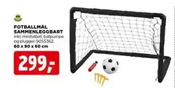 jem & fix FOTBALLMÅL SAMMENLEGGBART tilbud