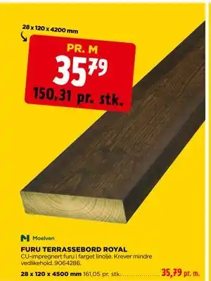 jem & fix FURU TERRASSEBORD ROYAL tilbud
