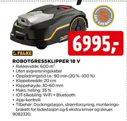 jem & fix ROBOTGRESSKLIPPER 18 V tilbud