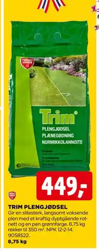jem & fix TRIM PLENGJØDSEL tilbud