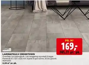 jem & fix LAMINATGULV CROSSTOWN tilbud