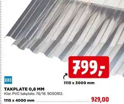jem & fix TAKPLATE 0,8 MM tilbud
