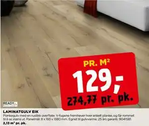 jem & fix LAMINATGULV EIK tilbud