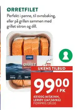 Jacobs ØRRETFILET tilbud