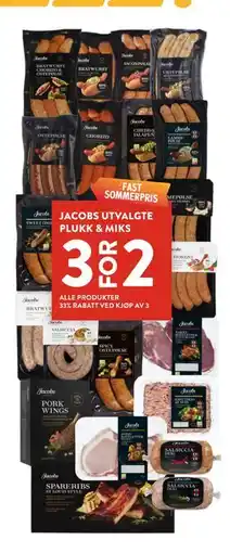 Jacobs JACOBS UTVALGTE PLUKK & MIKS tilbud