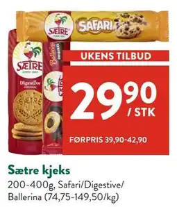 Jacobs Sætre kjeks tilbud