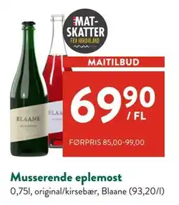 Jacobs Musserende eplemost tilbud