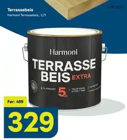 Maxbo Terrassebeis tilbud