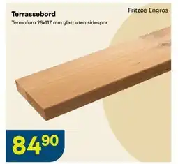 Maxbo Terrassebord tilbud