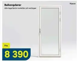 Maxbo Balkongdører tilbud