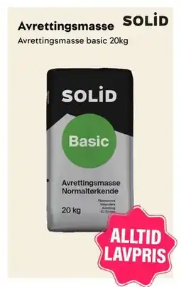 Maxbo Avrettingsmasse tilbud