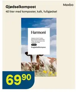 Maxbo Gjødselkompost tilbud