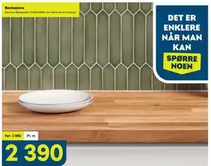Maxbo Benkeplate tilbud