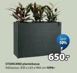 JYSK STOKKAND plantekasse tilbud