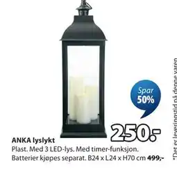 JYSK ANKA lyslykt tilbud