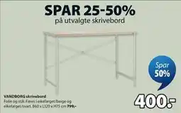 JYSK VANDBORG skrivebord tilbud