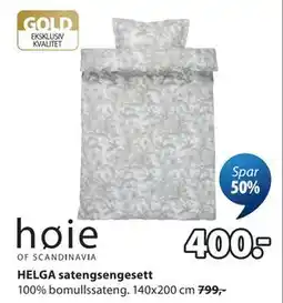 JYSK HELGA satengsengesett tilbud