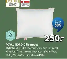 JYSK ROYAL NORDIC fiberpute tilbud