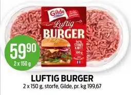 Kiwi LUFTIG BURGER tilbud