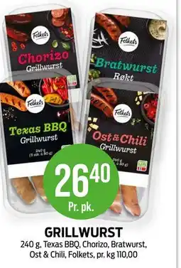 Kiwi GRILLWURST tilbud