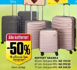 Europris KOFFERT GRANKA tilbud