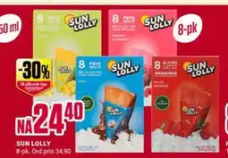 Europris SUN LOLLY tilbud