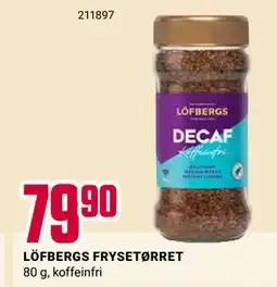 Europris LÖFBERGS FRYSETØRRET tilbud