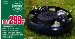 Europris VANNSPEIL tilbud