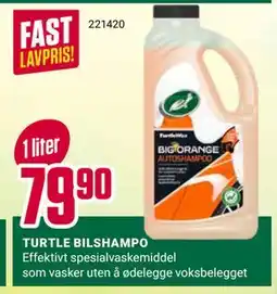 Europris TURTLE BILSHAMPO tilbud