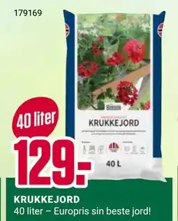 Europris KRUKKEJORD tilbud