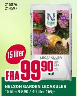 Europris NELSON GARDEN LECAKULER tilbud